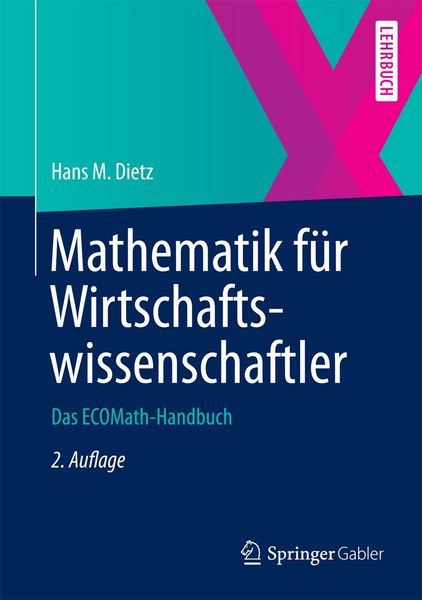 Produktbild: Mathematik f&uuml;r Wirtschaftswissenschaftler