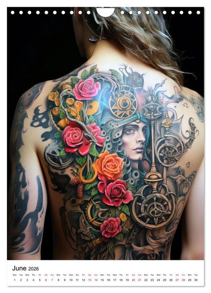 Produktbild: Tattoo Tales (Wall Calendar 2026 DIN A4 portrait), CALVENDO 12 Month Wall Calendar