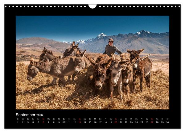 Produktbild: Peru, die Inkas und ihre Ahnen (Wandkalender 2026 DIN A3 quer), CALVENDO Monatskalender