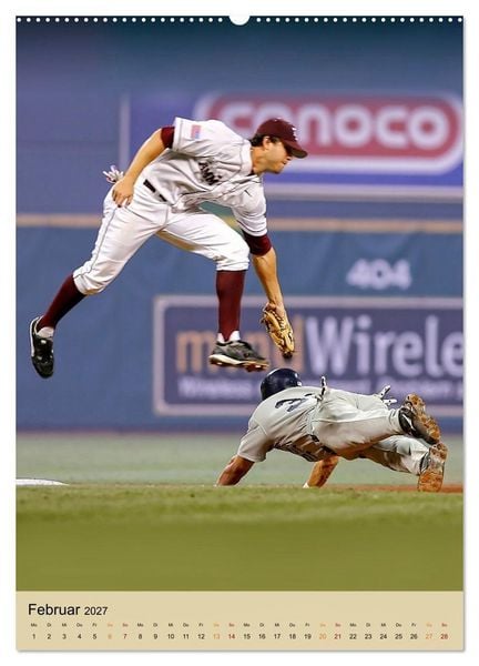 Produktbild: Baseball Power (Wandkalender 2027 DIN A2 hoch), CALVENDO Monatskalender