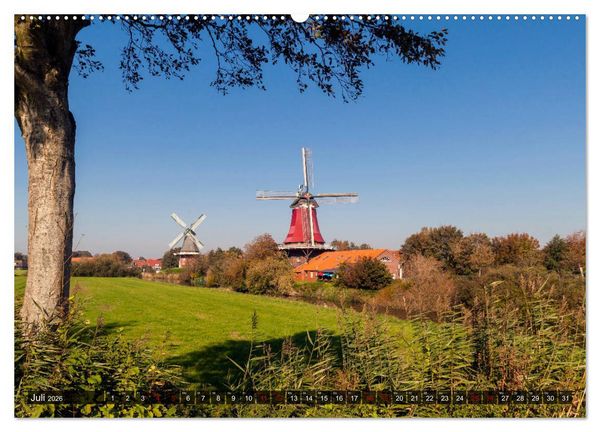Produktbild: KRUMMH&Ouml;RN Achtzehn Warfend&ouml;rfer plus ein Fischerdorf (hochwertiger Premium Wandkalender 2026 DIN A2 quer), Kunstdruck in Hochglanz