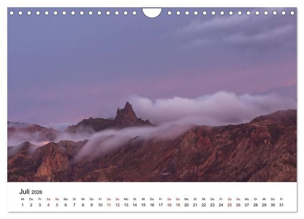 Produktbild: Bolivien - Einzigartige Landschaft (Wandkalender 2026 DIN A4 quer), CALVENDO Monatskalender