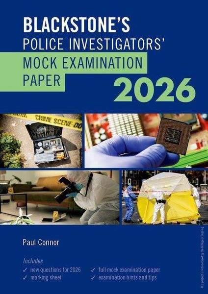 Produktbild: Blackstone's Police Investigators' Mock Exam 2026