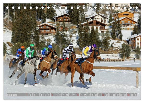 Produktbild: AROSA im Winter (Tischkalender 2026 DIN A5 quer), CALVENDO Monatskalender