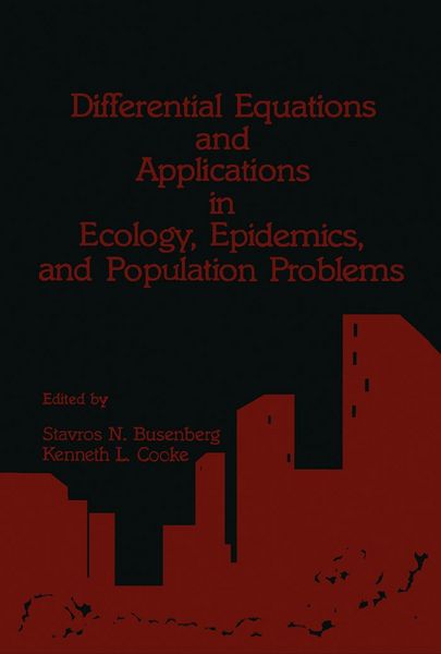 Produktbild: Differential Equations and Applications in Ecology, Epidemics, and Population Problems