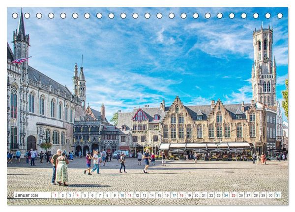Produktbild: Br&uuml;gge sehen - und sich verlieben (Tischkalender 2026 DIN A5 quer), CALVENDO Monatskalender