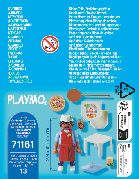 Produktbild: PLAYMOBIL&reg; 71161 Pizzab&auml;cker