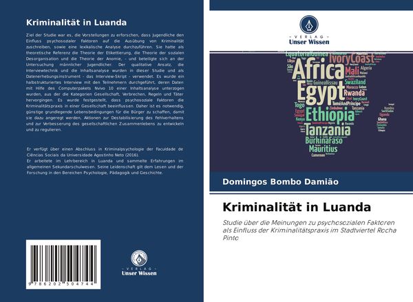 Kriminalität in Luanda, Taschenbuch von Domingos Bombo Damião, Verlag Unser Wissen, 9786202504744