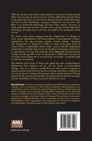 Produktbild: The Realities and Futures of Work