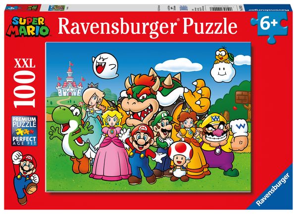 Produktbild: Puzzle Ravensburger Super Mario Fun 100 Teile XXL
