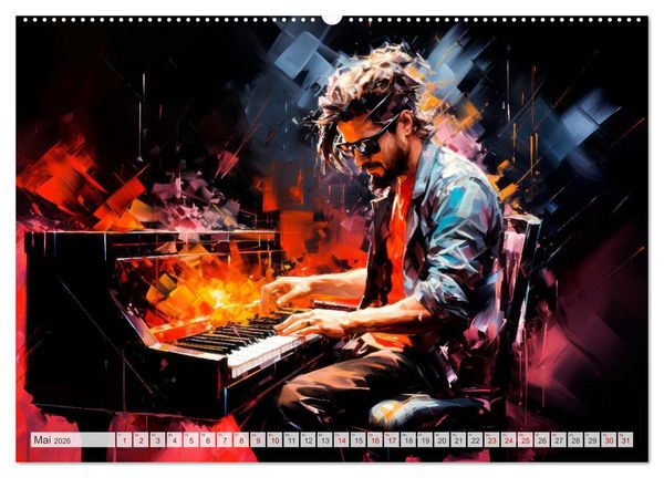 Produktbild: ROCK Sp&uuml;re die grenzenlose Power (Wandkalender 2026 DIN A2 quer), CALVENDO Monatskalender