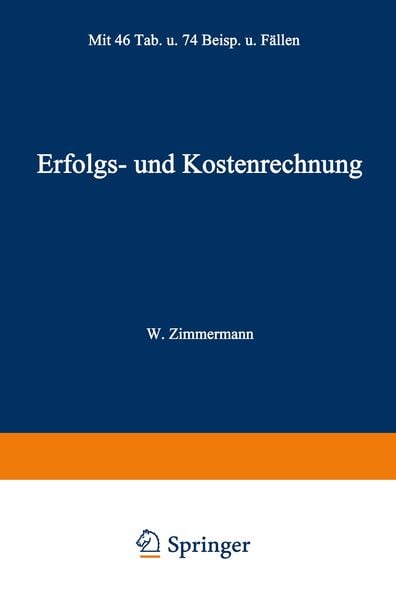 Produktbild: Erfolgs- und Kostenrechnung