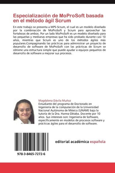 Produktbild: Especializaci&oacute;n de MoProSoft basada en el m&eacute;todo &aacute;gil Scrum