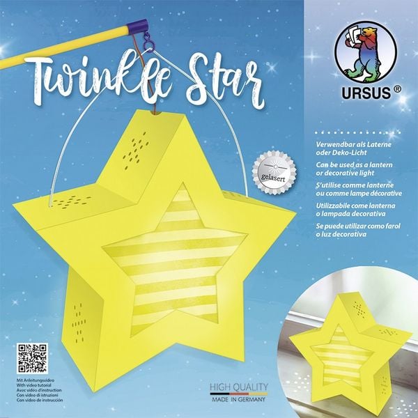 Produktbild: URSUS Twinkle Star, gelb
