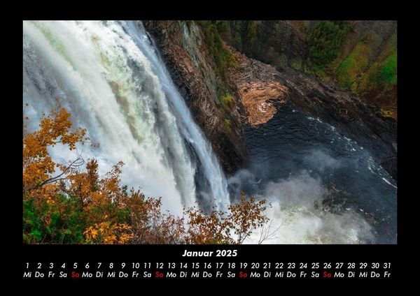 Produktbild: Wasserf&auml;lle 2025 Fotokalender DIN A3