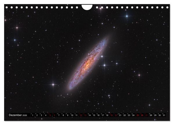 Produktbild: Galaxien im Universum (Wandkalender 2026 DIN A4 quer), CALVENDO Monatskalender