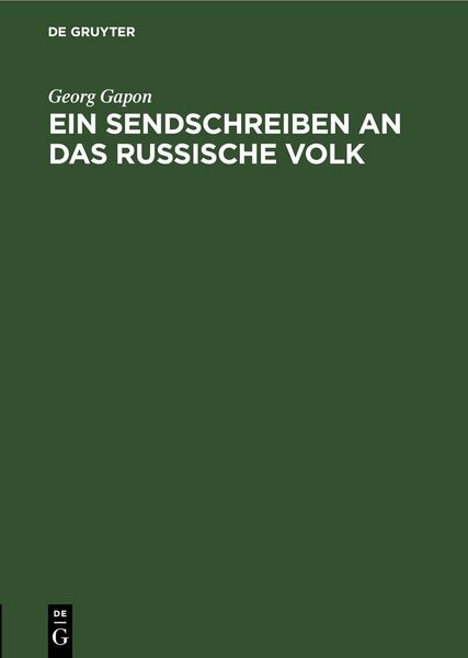 Produktbild: Ein Sendschreiben an das russische Volk