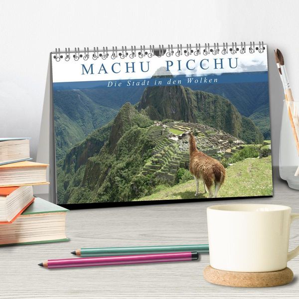 Produktbild: Machu Picchu - Die Stadt in den Wolken (Tischkalender 2026 DIN A5 quer), CALVENDO Monatskalender