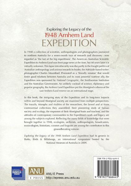 Produktbild: Exploring the Legacy of the 1948 Arnhem Land Expedition