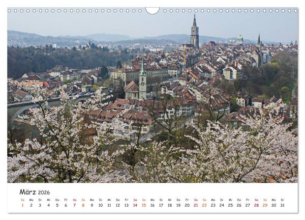 Produktbild: Bern... / Sehen und Erleben / Fotografischer Stadtrundgang (Wandkalender 2026 DIN A3 quer), CALVENDO Monatskalender