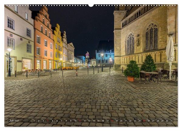 Produktbild: Osnabr&uuml;ck f&uuml;r Nachtschw&auml;rmer (hochwertiger Premium Wandkalender 2027 DIN A2 quer), Kunstdruck in Hochglanz