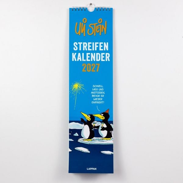 Produktbild: Uli Stein Streifenkalender 2027: Monatskalender f&uuml;r die Wand