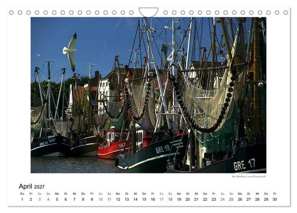 Produktbild: Krabbenkutter in Ostfriesland (Wandkalender 2027 DIN A4 quer), CALVENDO Monatskalender
