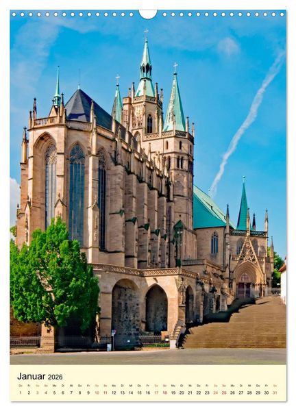 Produktbild: Geliebtes Erfurt (Wandkalender 2026 DIN A3 hoch), CALVENDO Monatskalender