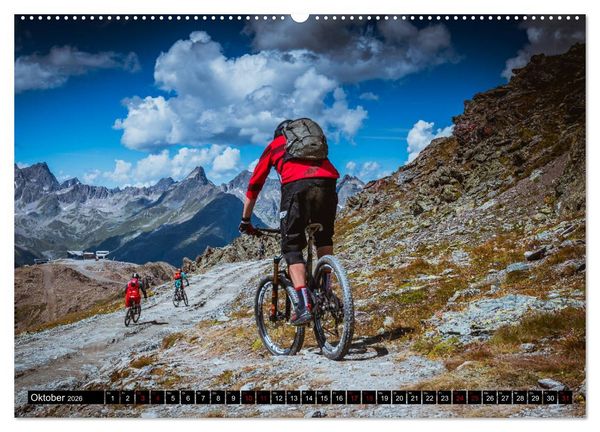 Produktbild: Downhill Action (Wandkalender 2026 DIN A2 quer), CALVENDO Monatskalender