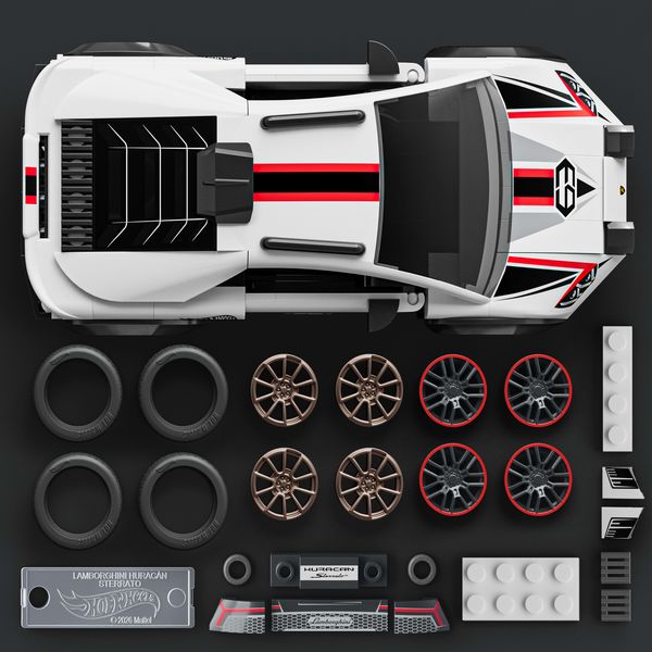 Produktbild: Mattel Brick Shop HW Speed Lambo.JHG75