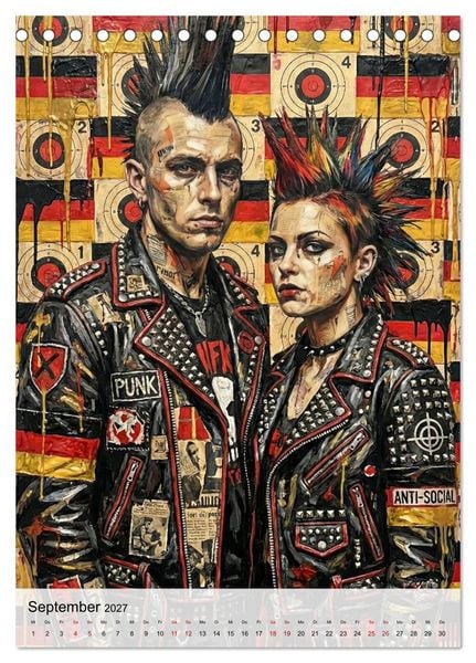 Produktbild: Punk 76 (Tischkalender 2027 DIN A5 hoch), CALVENDO Monatskalender