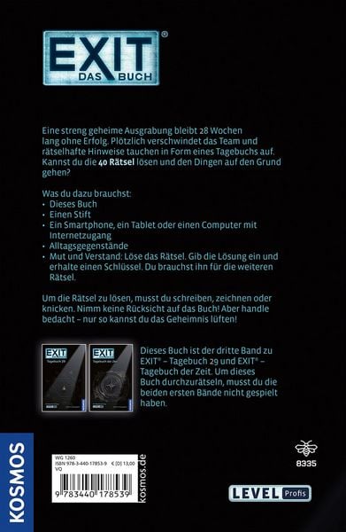 Produktbild: EXIT&reg; - Das Buch. Tagebuch der Ewigkeit