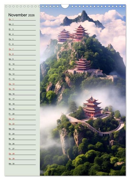 Produktbild: Von oben und unten (Wandkalender 2026 DIN A3 hoch), CALVENDO Monatskalender