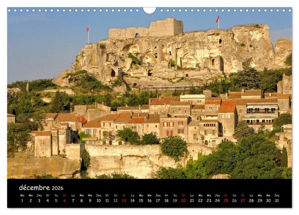 Produktbild: Les Baux de Provence Un des plus beaux villages de France (Calendrier mural 2026 DIN A3 vertical), CALVENDO calendrier mensuel