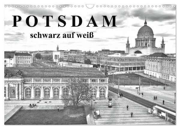 Produktbild: Potsdam schwarz auf wei&szlig; (Wandkalender 2026 DIN A3 quer), CALVENDO Monatskalender