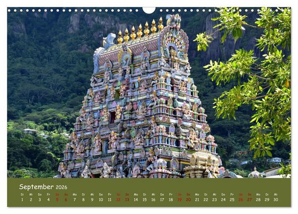 Produktbild: Mah&egrave; und die Inseln der Seychellen (Wandkalender 2026 DIN A3 quer), CALVENDO Monatskalender