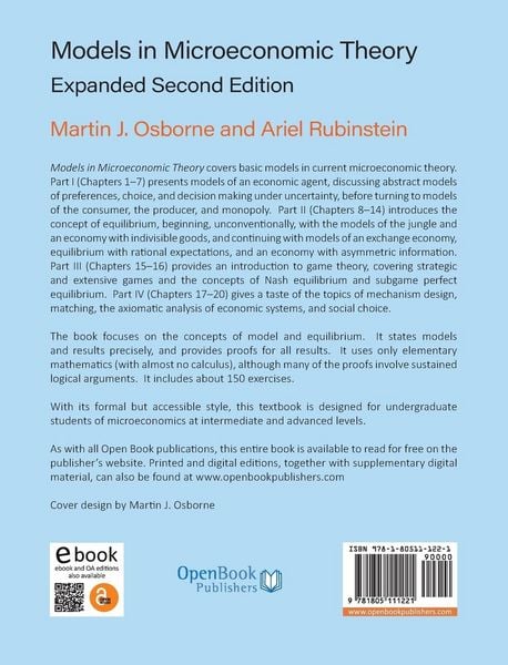 Produktbild: Models in Microeconomic Theory