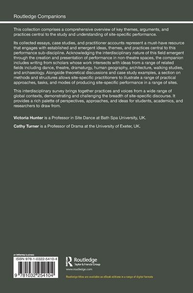 Produktbild: The Routledge Companion to Site-Specific Performance