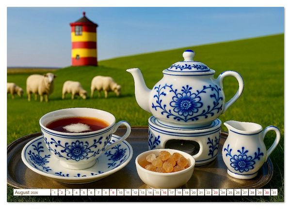 Produktbild: Teezeremonien aus aller Welt (Wandkalender 2026 DIN A3 quer), CALVENDO Monatskalender