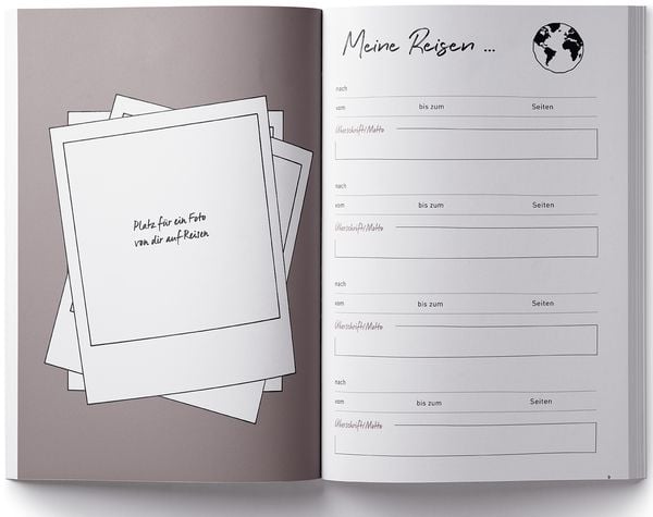 GuideMe Reisetagebuch Travel Memories „Weltenbummler“
