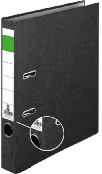 HEAD Ordner DIN A4 Rückenbreite: 50mm Schwarz Wolkenmarmor 2 Bügel 120009390