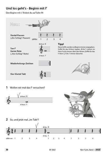 Produktbild: Horn Fuchs Band 1