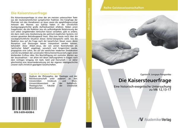 Die Kaisersteuerfrage, Taschenbuch von Cyprien R. Longayo Pongombo, AV Akademikerverlag, 9783639424386