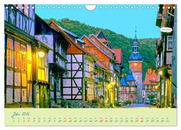 Produktbild: Harz Natur pur und Weltkulturerbe (Wandkalender 2026 DIN A4 quer), CALVENDO Monatskalender