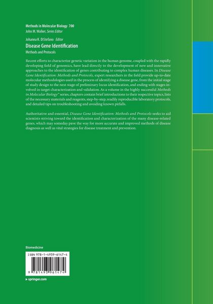 Produktbild: Disease Gene Identification