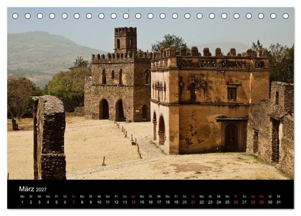 Produktbild: &Auml;thiopien - kulturelle H&ouml;hepunkte im orthdoxen Norden (Tischkalender 2027 DIN A5 quer), CALVENDO Monatskalender