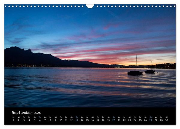 Produktbild: Stimmungsvolle Bilder vom Thunersee (Wandkalender 2026 DIN A3 quer), CALVENDO Monatskalender
