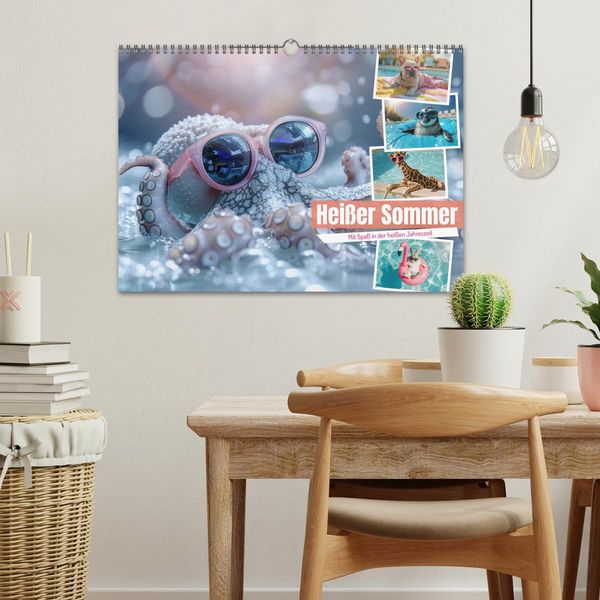Produktbild: Hei&szlig;er Sommer (Wandkalender 2026 DIN A3 quer), CALVENDO Monatskalender