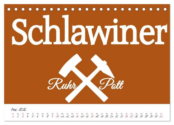 Produktbild: Ruhrpott Vokabeln (Tischkalender 2026 DIN A5 quer), CALVENDO Monatskalender