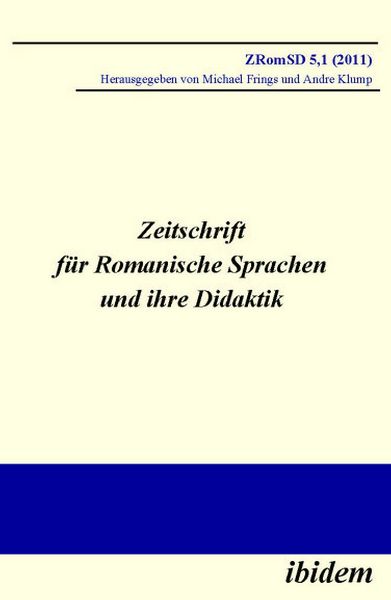 Produktbild: Zeitschrift f&uuml;r Romanische Sprachen und ihre Didaktik